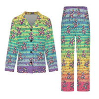 Retro Rainbow Women's Pajama Set
