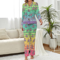 Retro Rainbow Women's Pajama Set