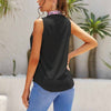 Retro Balloon Dog Tie-Neck Sleeveless Top