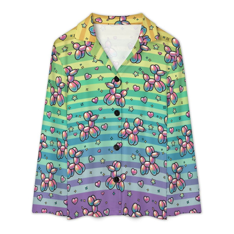 Retro Rainbow Women's Pajama Set