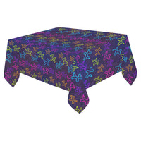 Neon Dogs Cotton Linen Tablecloth
