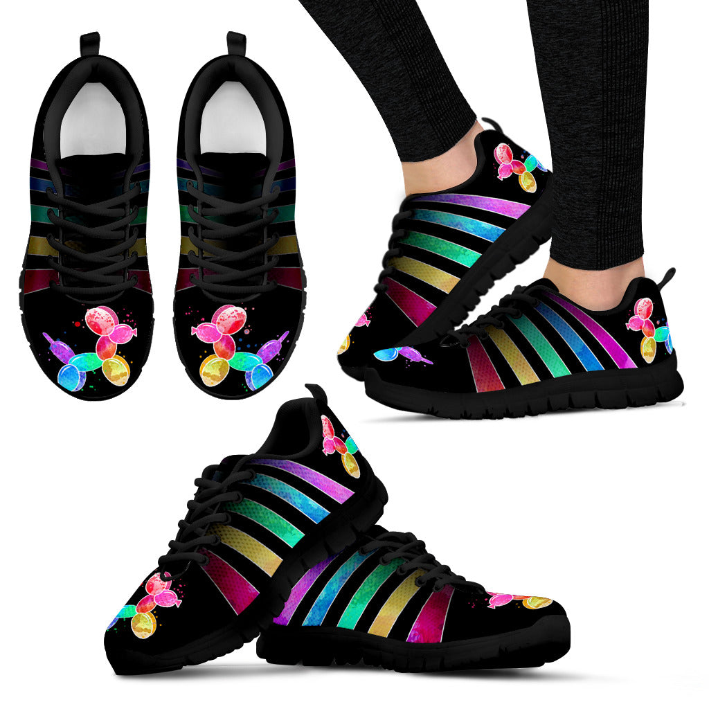 Watercolor Dogs Women's Sneakers