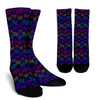 Neon Dogs Crew Socks