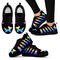 Women's Rainbow Dog Sneakers