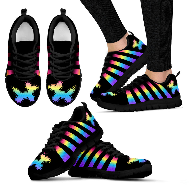 Women's Rainbow Dog Sneakers