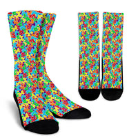 Jam Room Floor Crew Socks