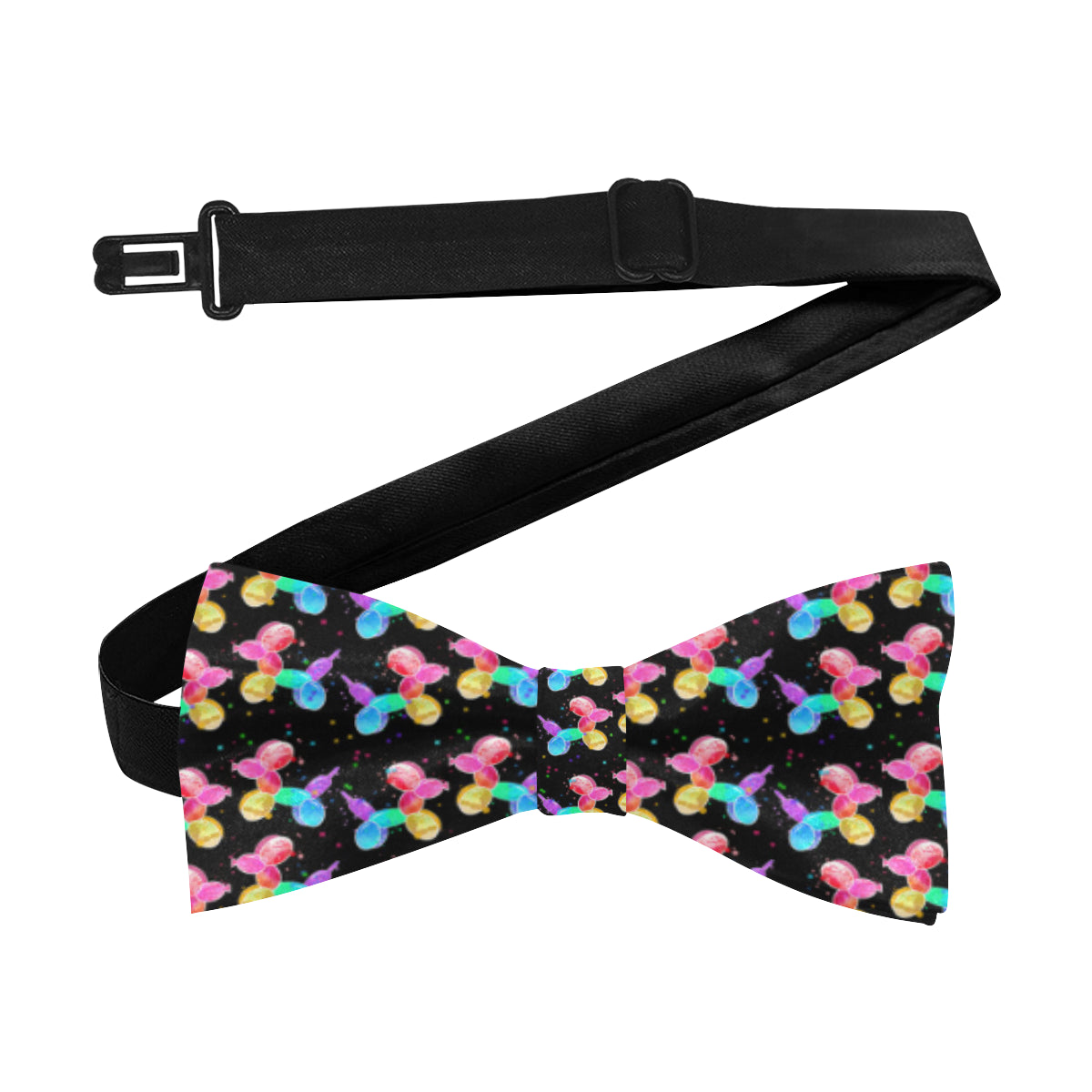 Rainbow Dogs Balloon Animal Bow Tie