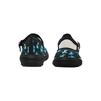 bluetoe.fw Mila Satin Women's Mary Jane Shoes (Model 4808)