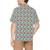 Comic Dogs Hawaiian Shirt with Chest Pocket