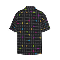 Sugar Skull Balloon Dogs Hawaiian Shirt with Chest Pocket