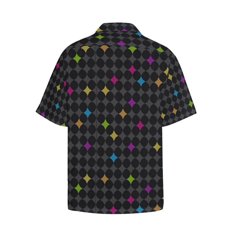 Sugar Skull Balloon Dogs Hawaiian Shirt with Chest Pocket