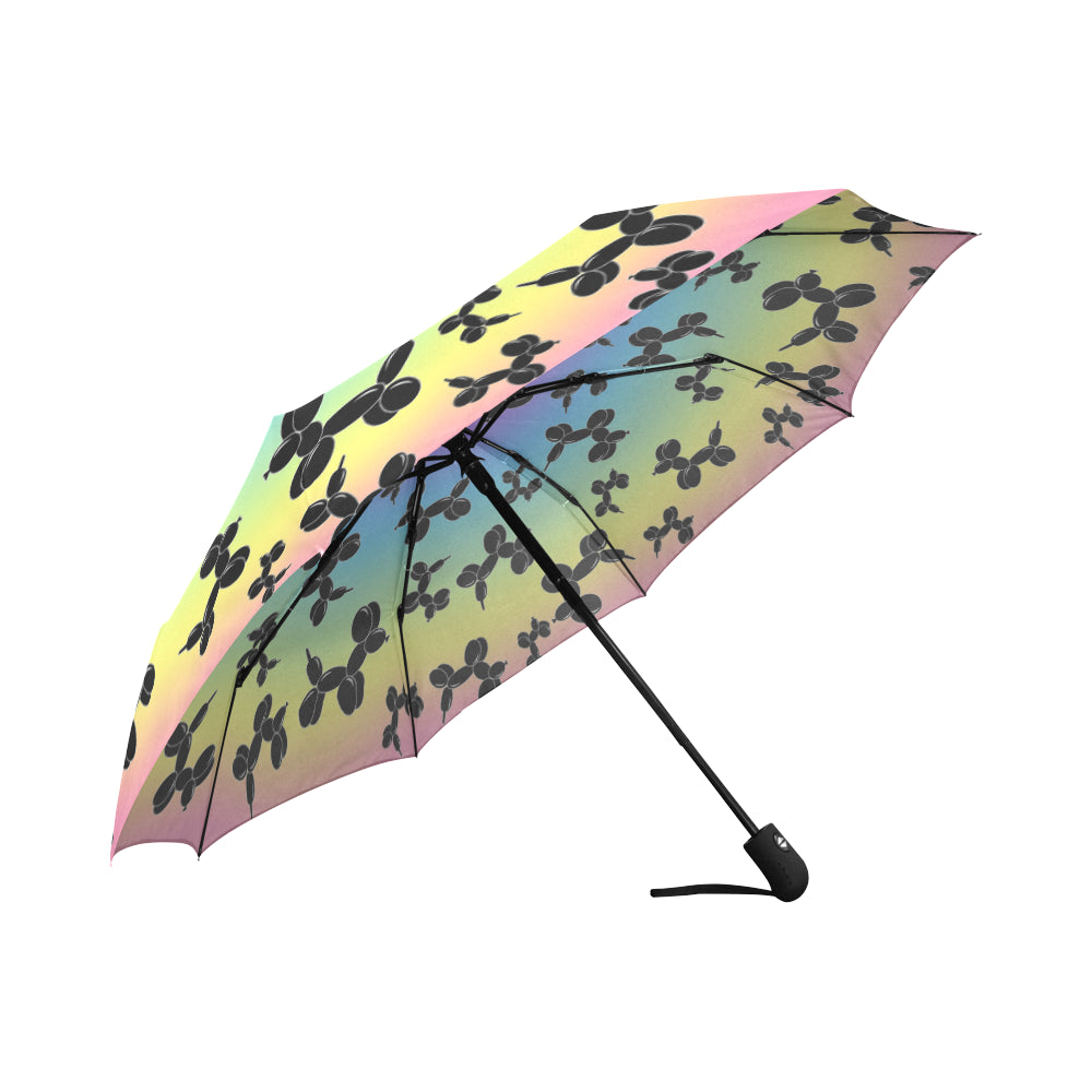 Rainbow Dogs Auto-Fold Umbrella