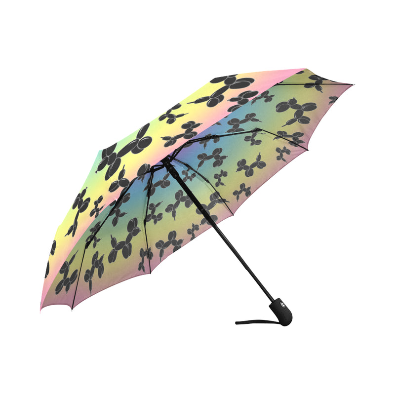 Rainbow Dogs Auto-Fold Umbrella