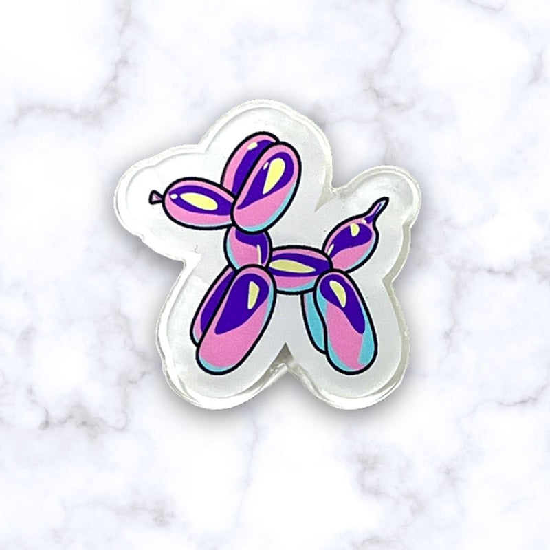 Pretty in Pastels Balloon Dog Pin
