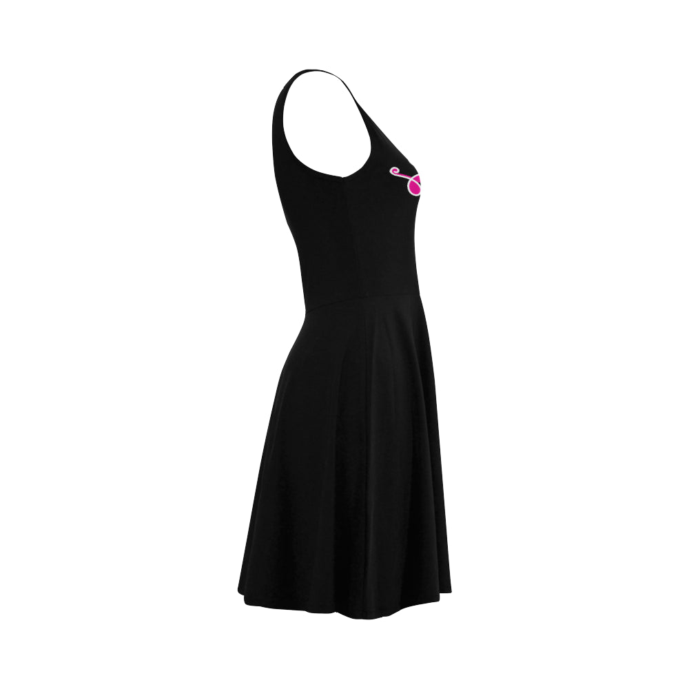 Swirly Pups Sleeveless Sundress