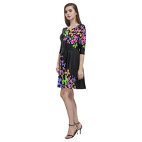 Swirly Pups Skater Dress