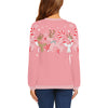 Pink Reindeer Balloon Dog Sweatshirt