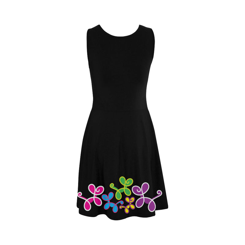 Swirly Pups Sleeveless Sundress