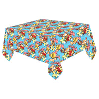 Comic Dogs Cotton Linen Tablecloth 52"x 70"