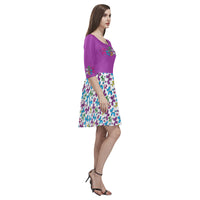 Swirly Pups Skater Dress