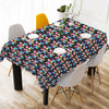 Rainbow Dogs Cotton Linen Tablecloth 52"x 70"