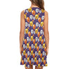 Spooky Rounds Sleeveless A-Line Pocket Dress