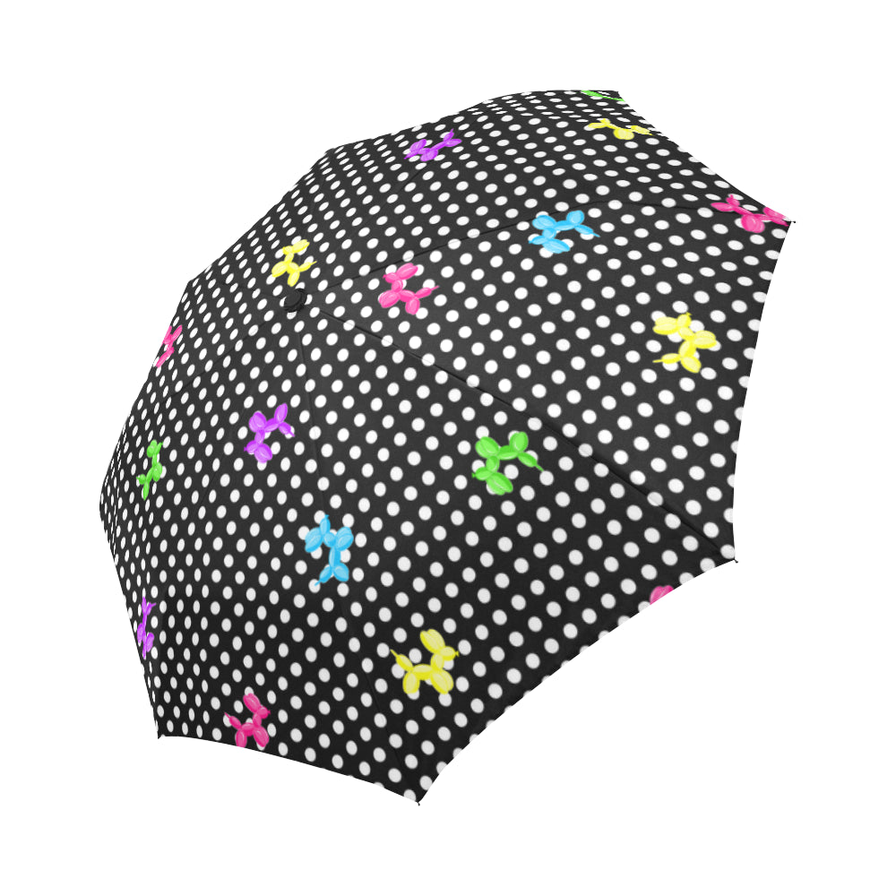 Polka-Dogs Auto Fold Umbrella