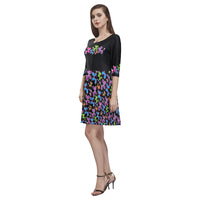 Swirly Pups Skater Dress