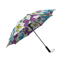 Swirly Pups Auto Fold Umbrella