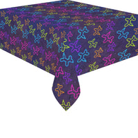 Neon Dogs Cotton Linen Tablecloth