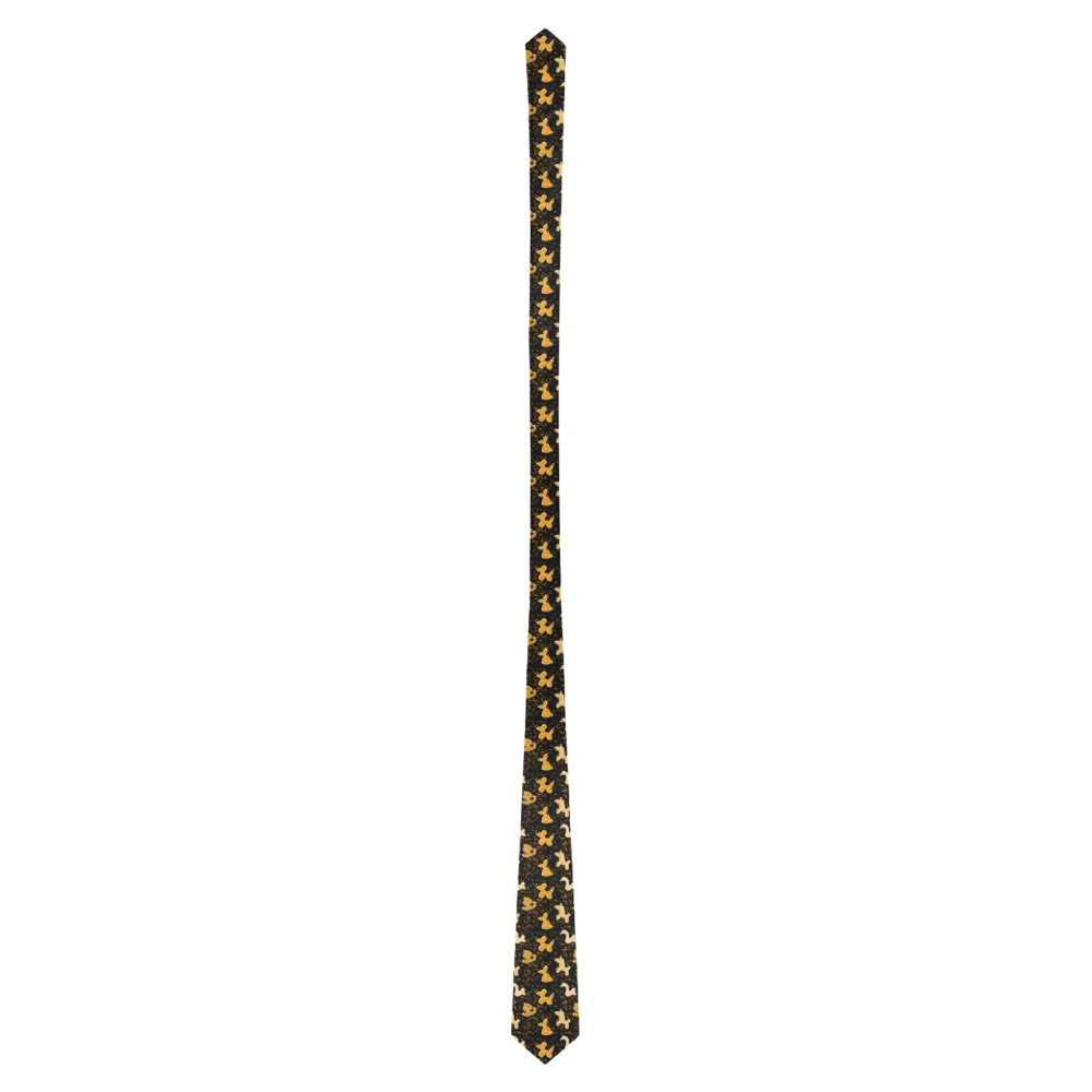 Orange Balloon Animals Necktie