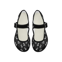 graytoe.fw Mila Satin Women's Mary Jane Shoes (Model 4808)