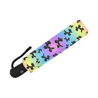 Rainbow Dogs Auto-Fold Umbrella