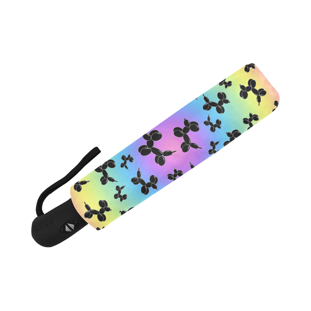 Rainbow Dogs Auto-Fold Umbrella