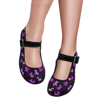 purpletoe.fw Mila Satin Women's Mary Jane Shoes (Model 4808)