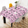 Retro Dogs Cotton Linen Tablecloth 52"x 70"