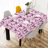Retro Dogs Cotton Linen Tablecloth 52"x 70"