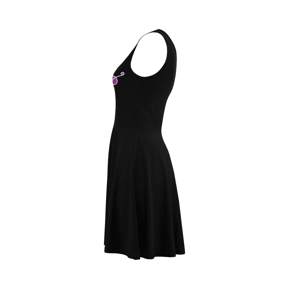 Swirly Pups Sleeveless Sundress