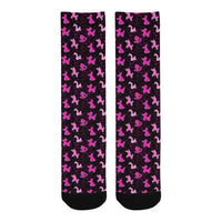 Pink Balloon Animals Socks