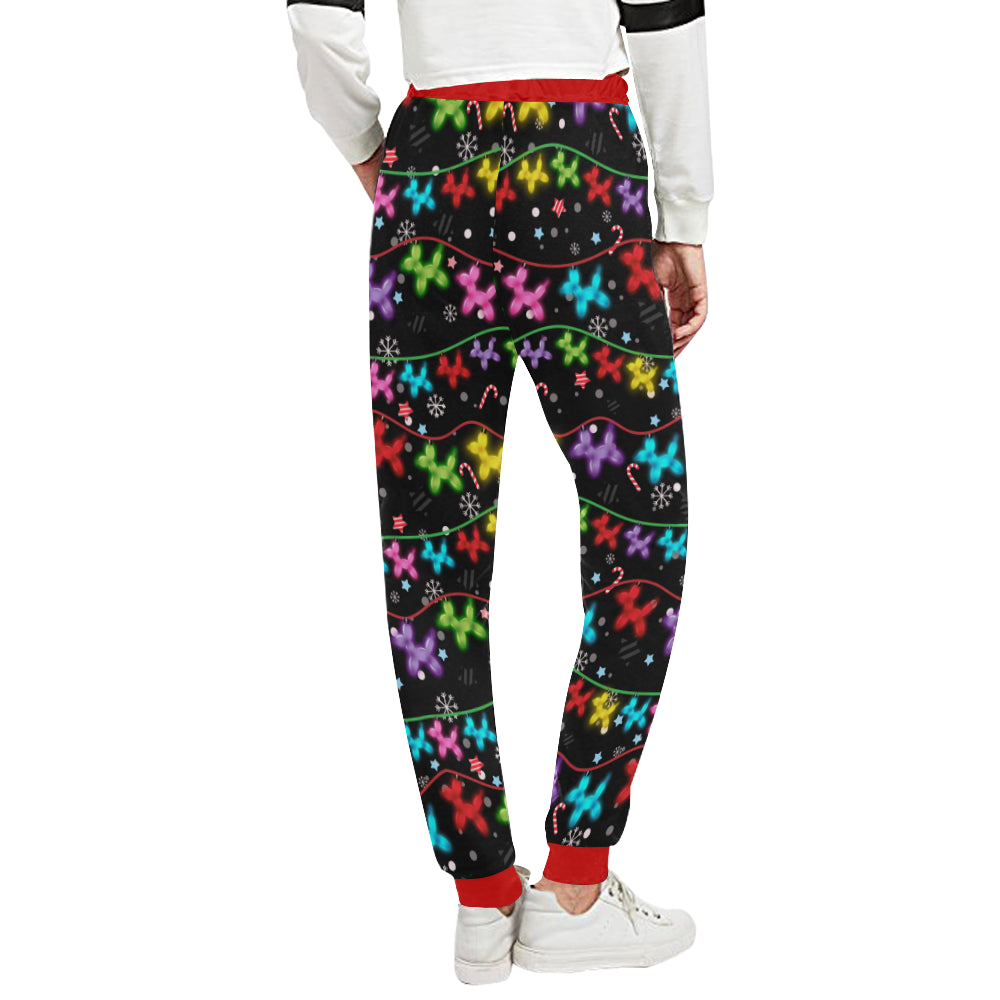 BlackLights Women's All Over Print Sweatpants (Model L11)