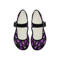 purpletoe.fw Mila Satin Women's Mary Jane Shoes (Model 4808)