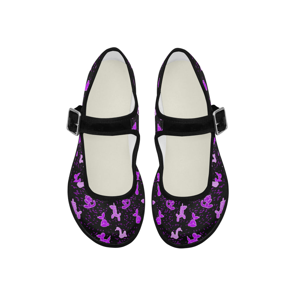 purpletoe.fw Mila Satin Women's Mary Jane Shoes (Model 4808)