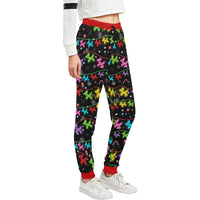 BlackLights Women's All Over Print Sweatpants (Model L11)