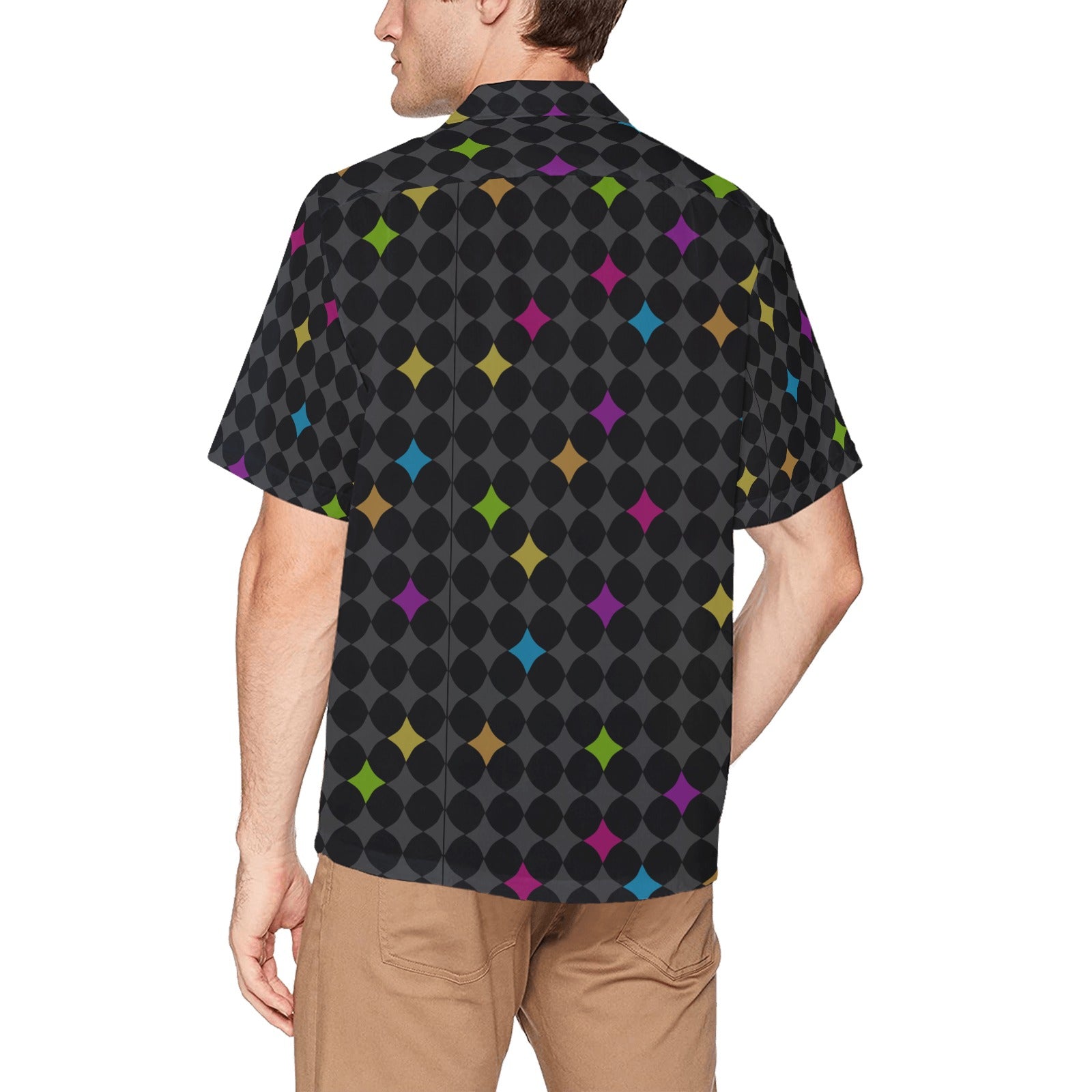 Sugar Skull Balloon Dogs Hawaiian Shirt with Chest Pocket