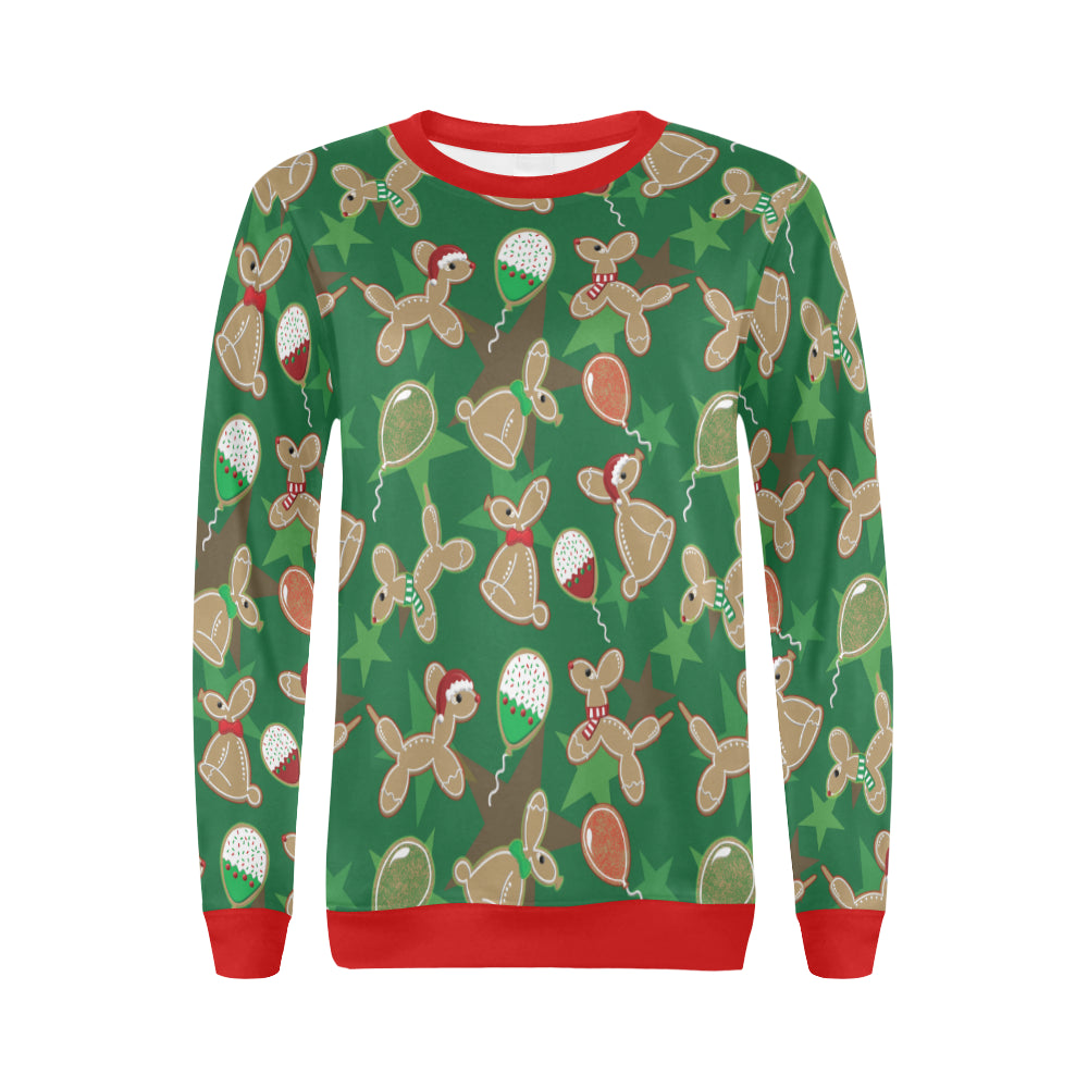 Animal Cookies Women's Holiday Sweater