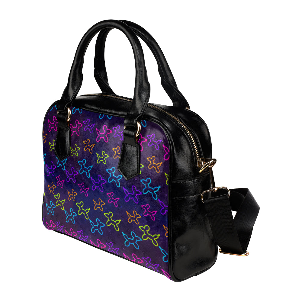 Neon Dogs Handbag