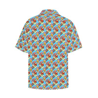 Comic Dogs Hawaiian Shirt with Chest Pocket