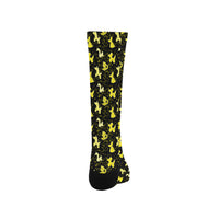 Yellow Balloon Animals Socks