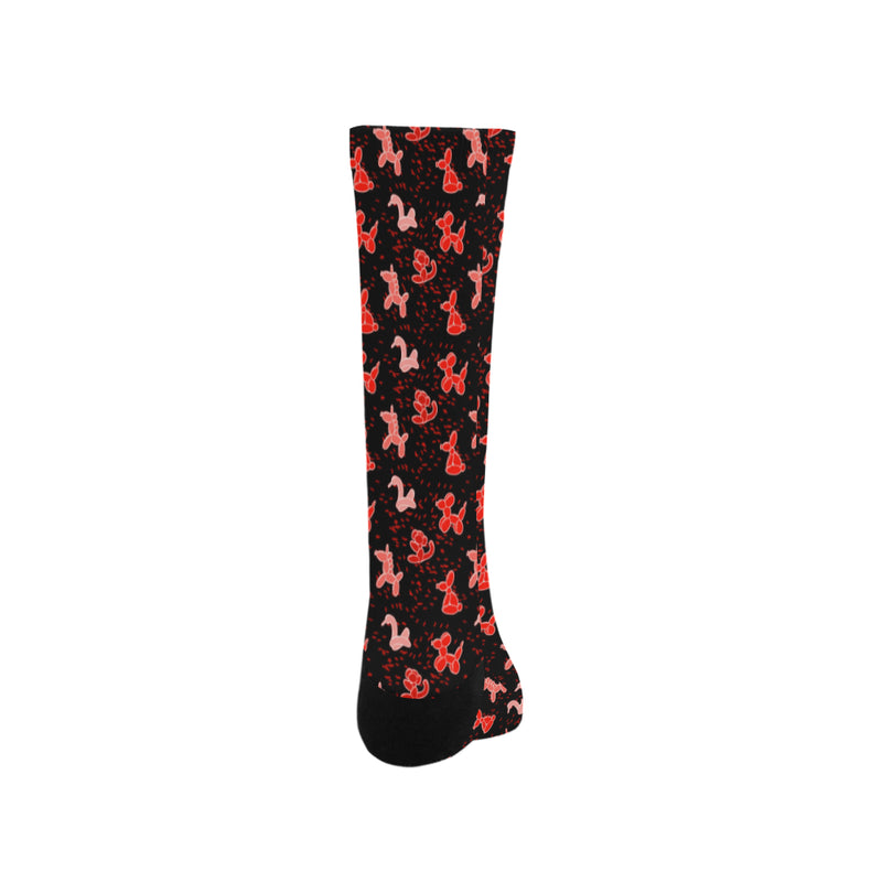 Red Balloon Animals Socks