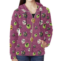 Halloween Rounds Full Zip Hoodie for Women